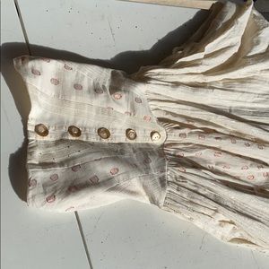 Free People Strapless Midi Dress Stretchy